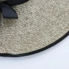 Summer new style floral, pungent, small chili pepper tall brim straw hat, fine crochet sunshade beach hat Specification image